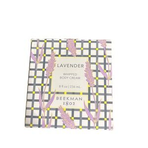 Beekman 1802 Goat Milk Whipped Body Cream "Lavender" 8 oz. Moisturize New Sealed